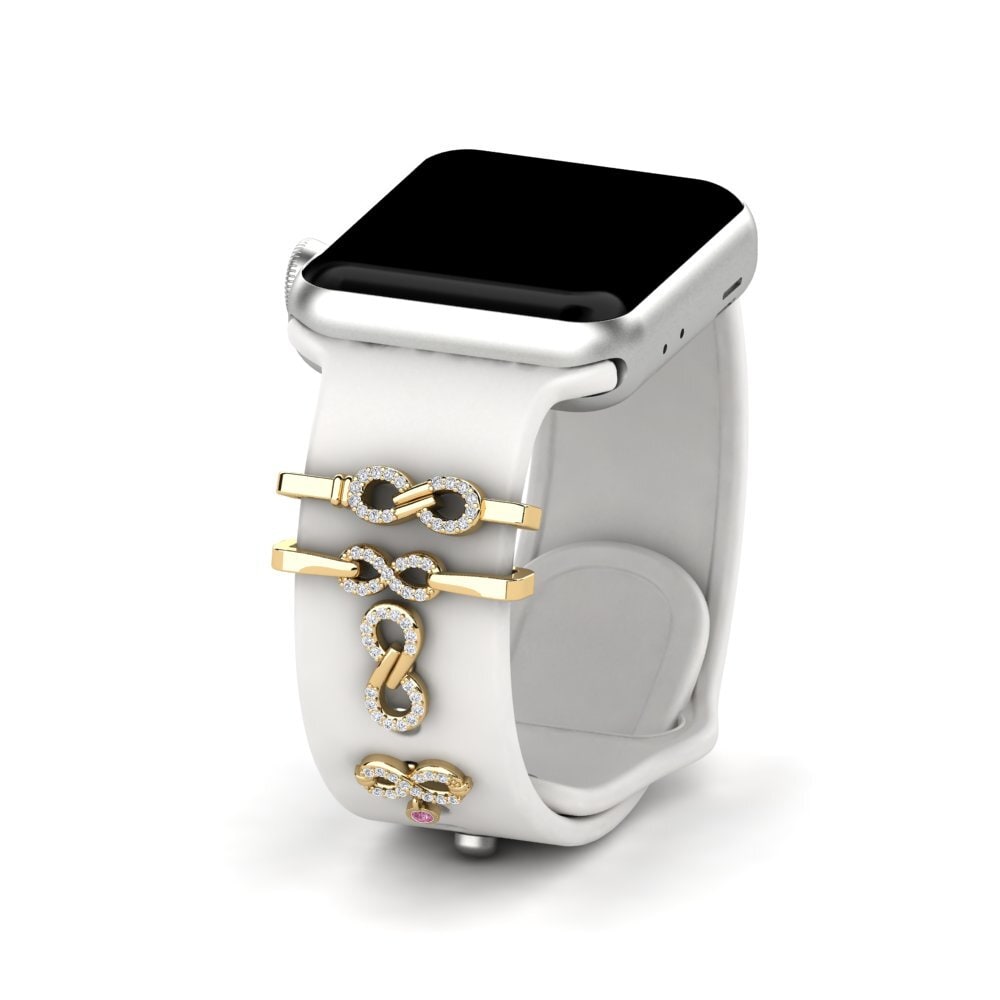 Rhodolite Garnet Apple Watch® Accessory Kumu - SET