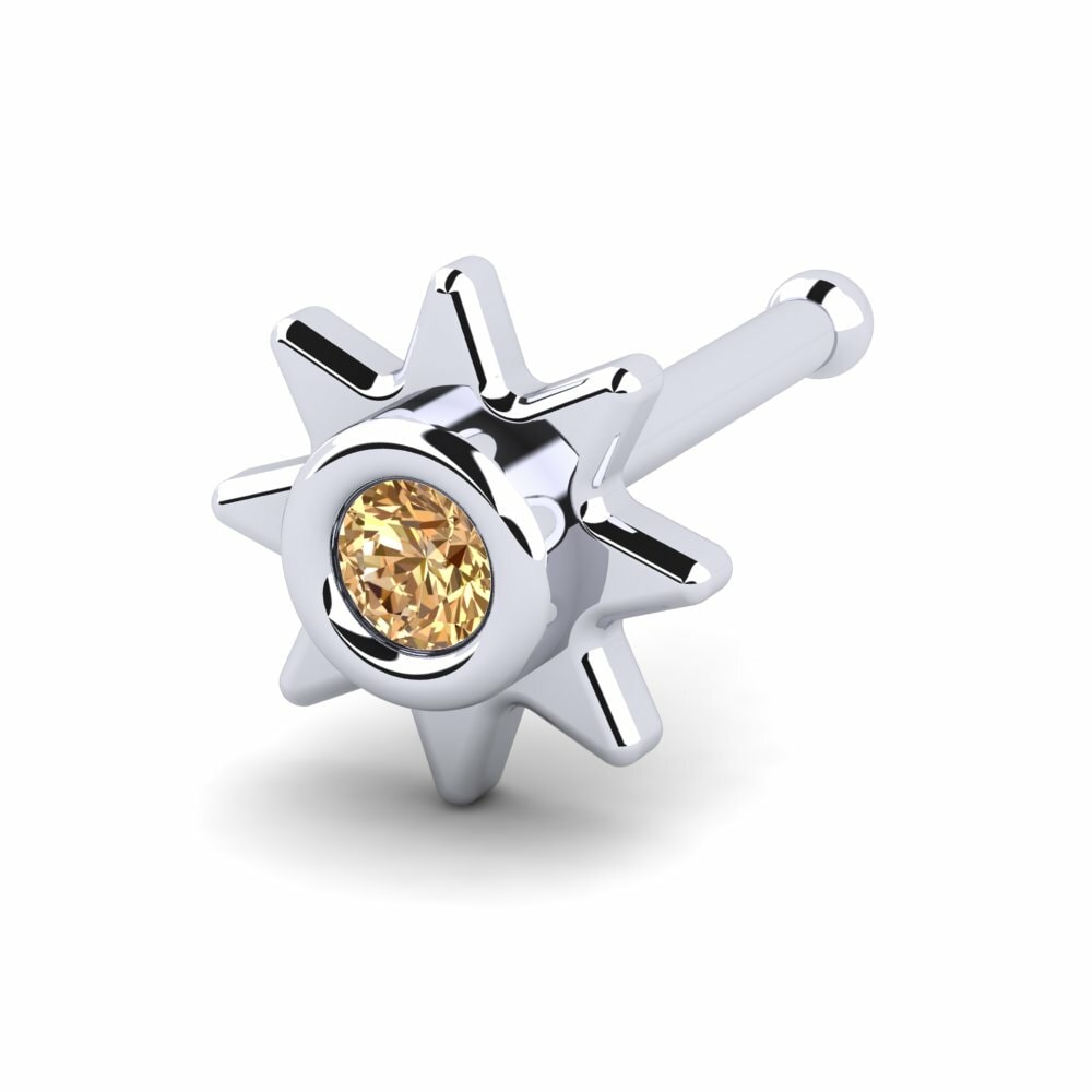 Bruine Diamant Neus Pin Kunthea