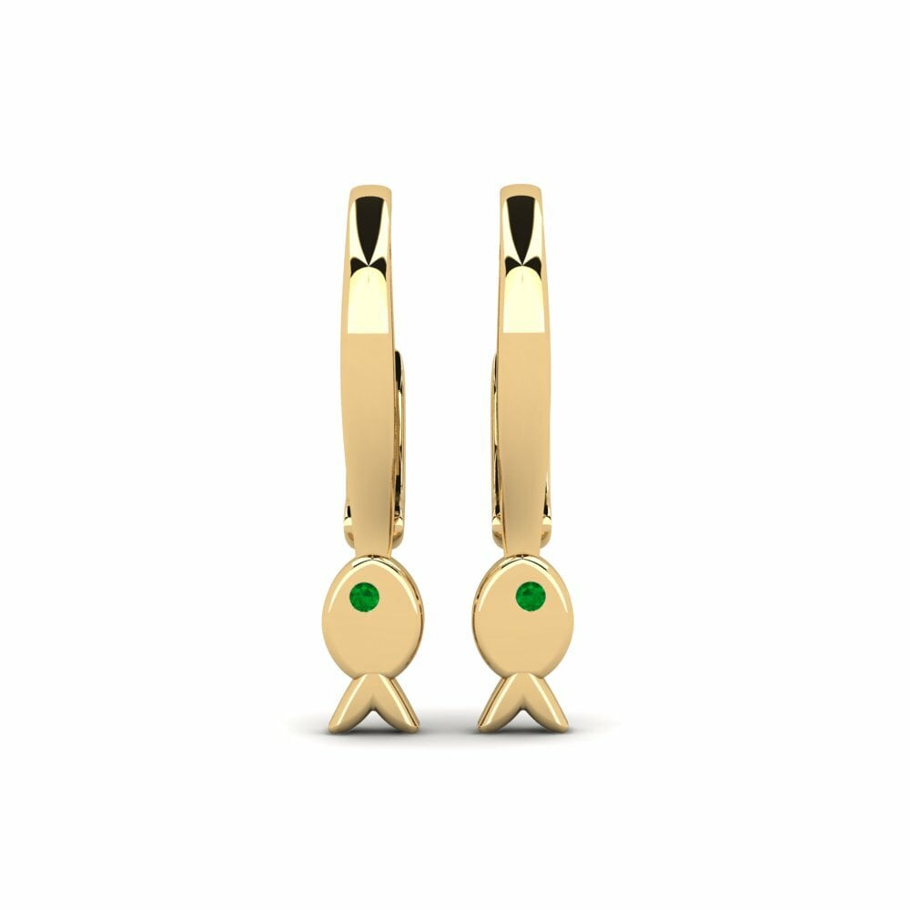 Emerald Kid's Earring Kvetiny