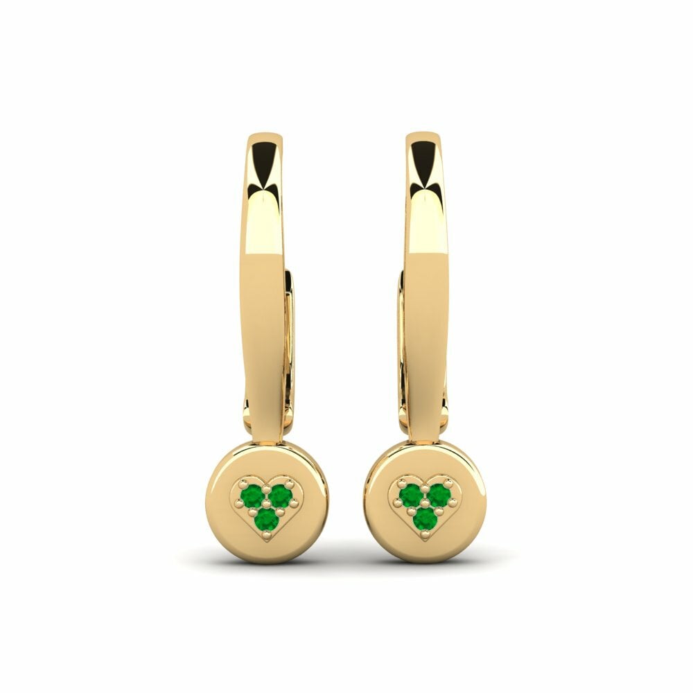 Emerald Kid's Earring Kvety