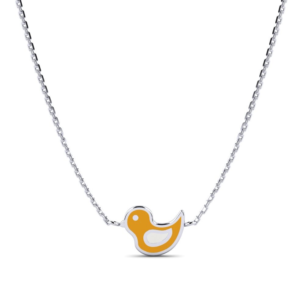 14ct White Gold Kid's Necklace Kyaww