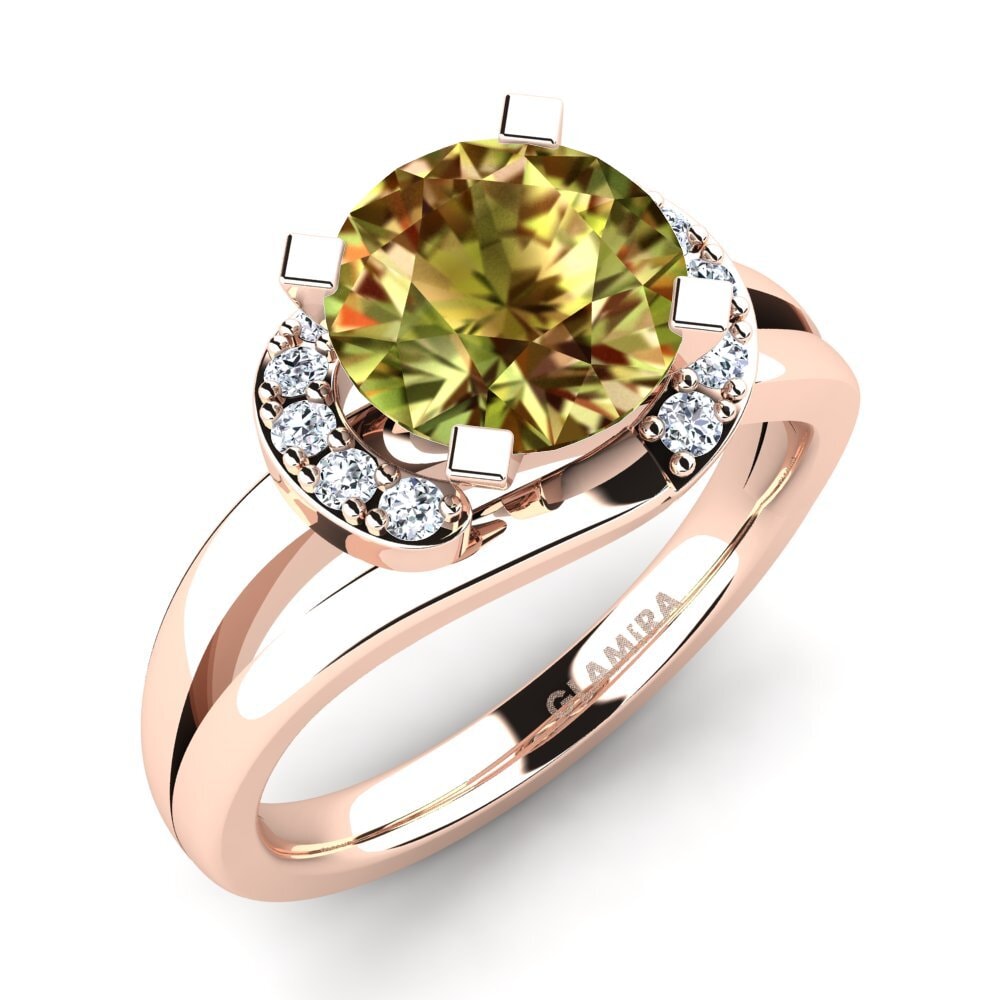 Round Sultan Stone Engagement Ring Kylie 2.0 crt