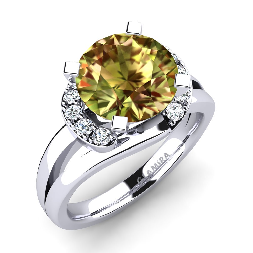 Round Sultan Stone Engagement Ring Kylie 3.0 crt