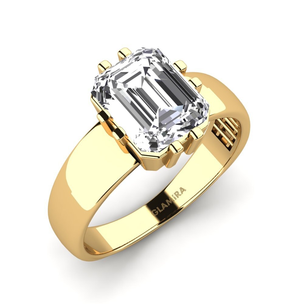 18ct Yellow Gold Lab Grown Diamond Men's Ring Laban