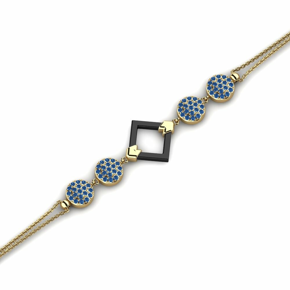 Bracelet pour femme Labinot Swarovski Bleu
