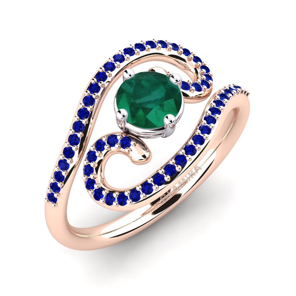 14k Rose & White Gold Ring Loncro