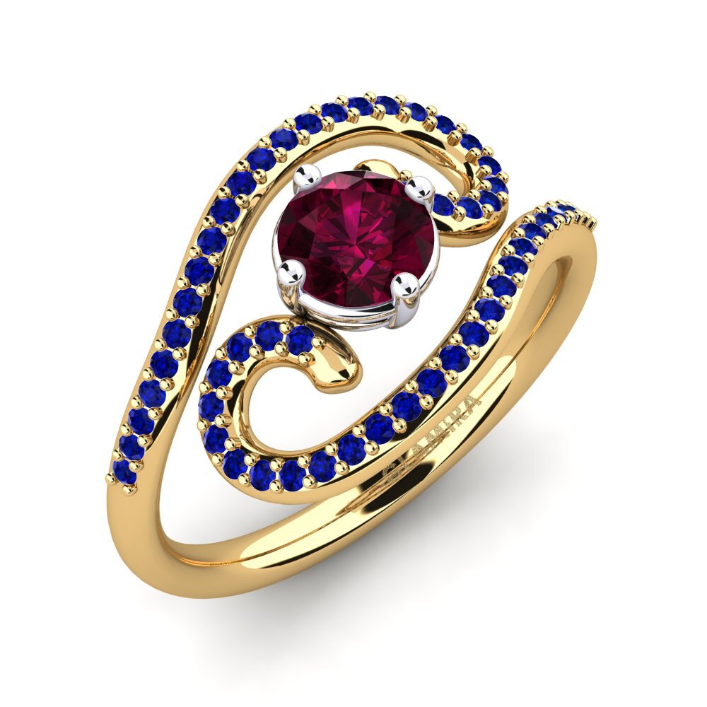 14k Yellow & White Gold Ring Loncro