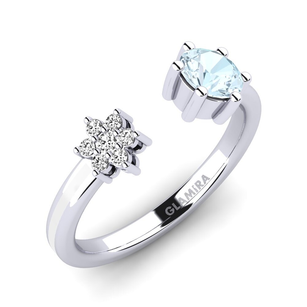 Aguamarina Anillo Laci