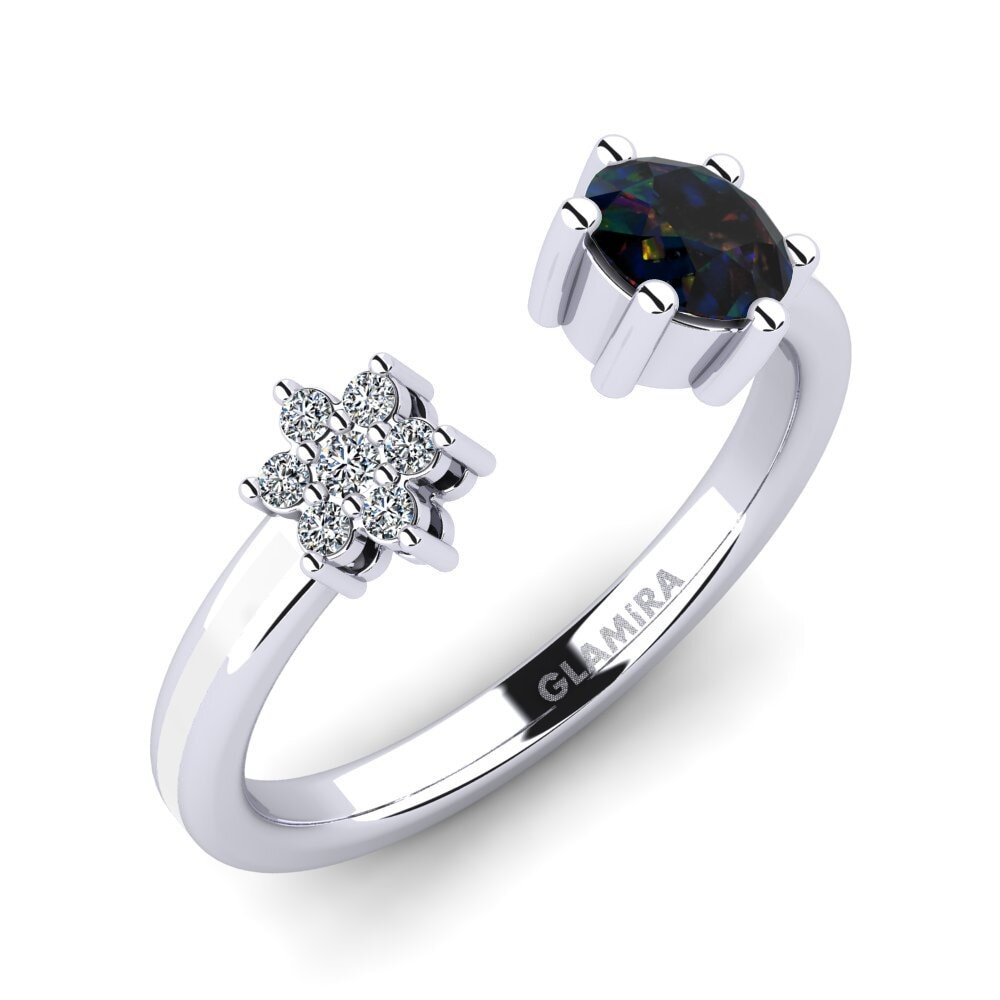 Black Opal Ring Laci