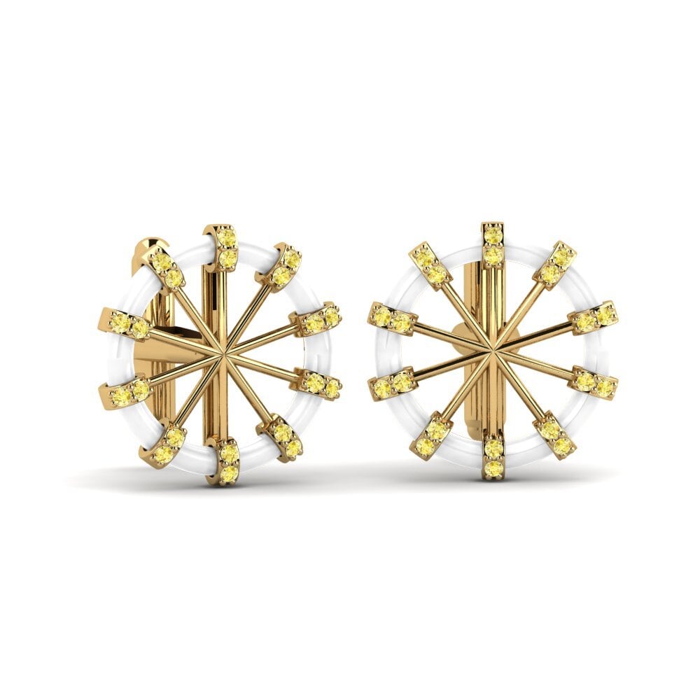 Yellow Sapphire Cufflink Lacresha