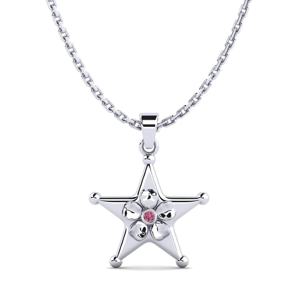 Rhodolite Garnet Women's Pendant Lacunas