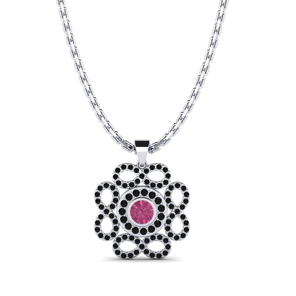 Pink Tourmaline Women's Pendant Lacune