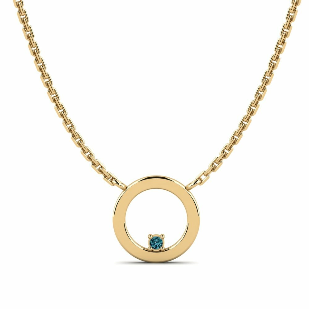 Blue Diamond Kid's Necklace Laelia Daughter