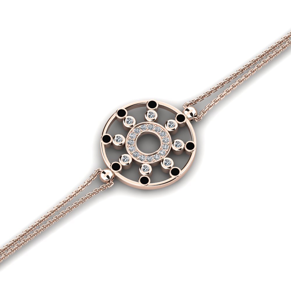 9ct Rose Gold Women's Bracelet Lagones