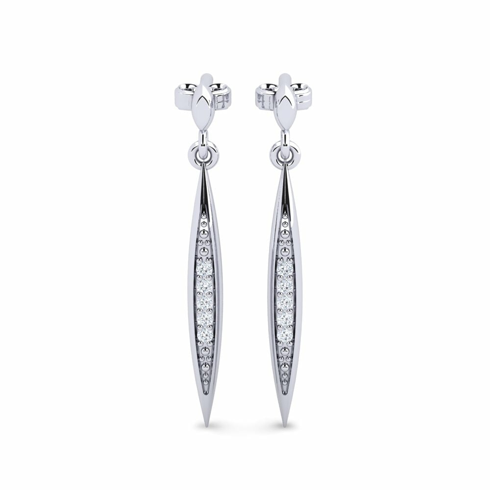 Drops & Dangle Earrings Laisha 585 White Gold Diamond
