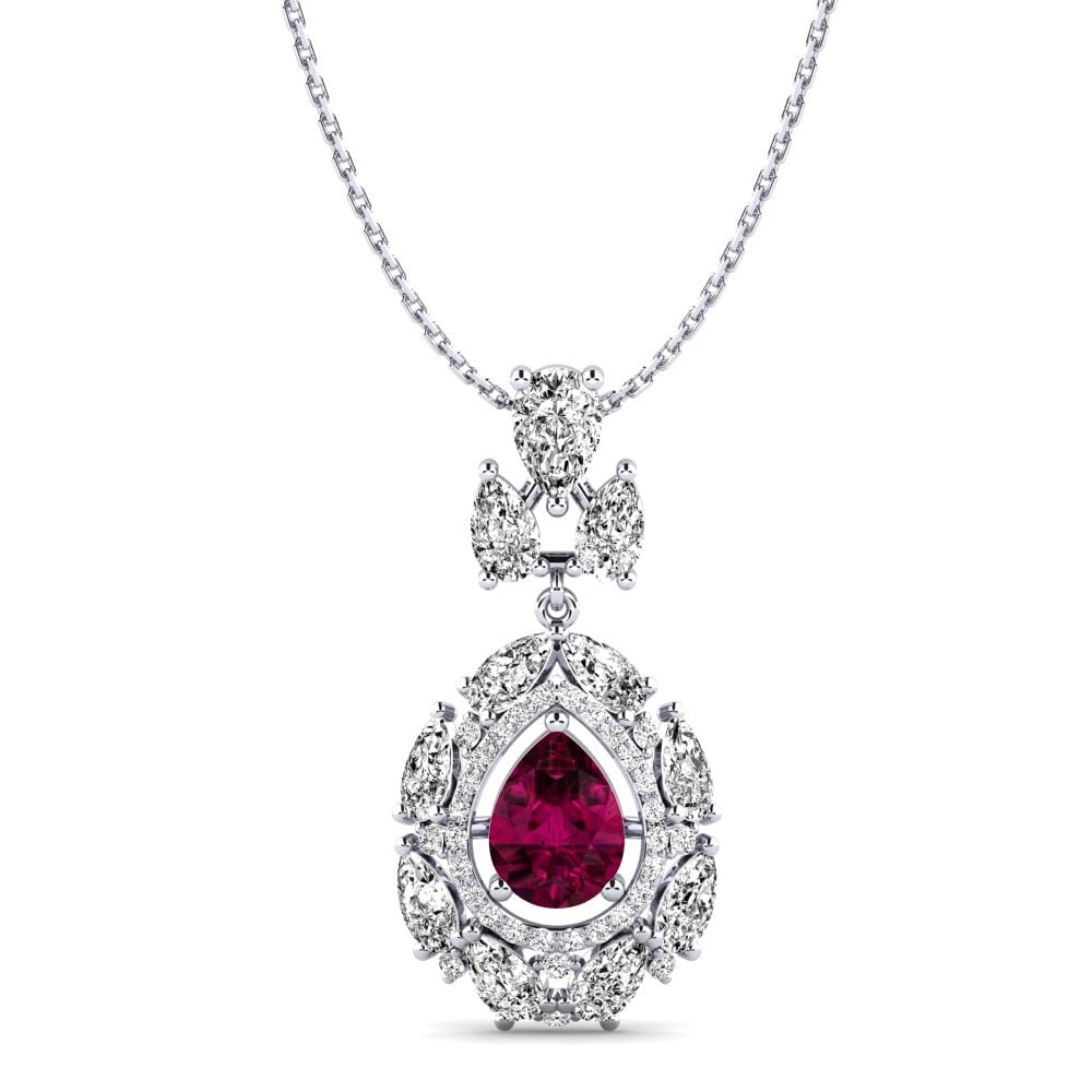 Rhodolite Garnet Women's Pendant Lalai
