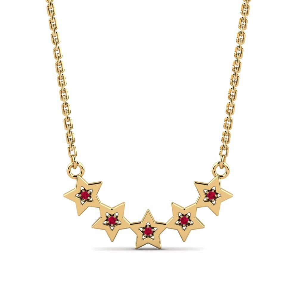 Rubí Collar de Mujer Lamaist