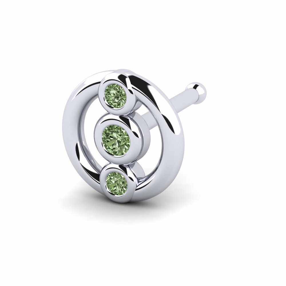 Groene Diamant Neus Pin Lambin