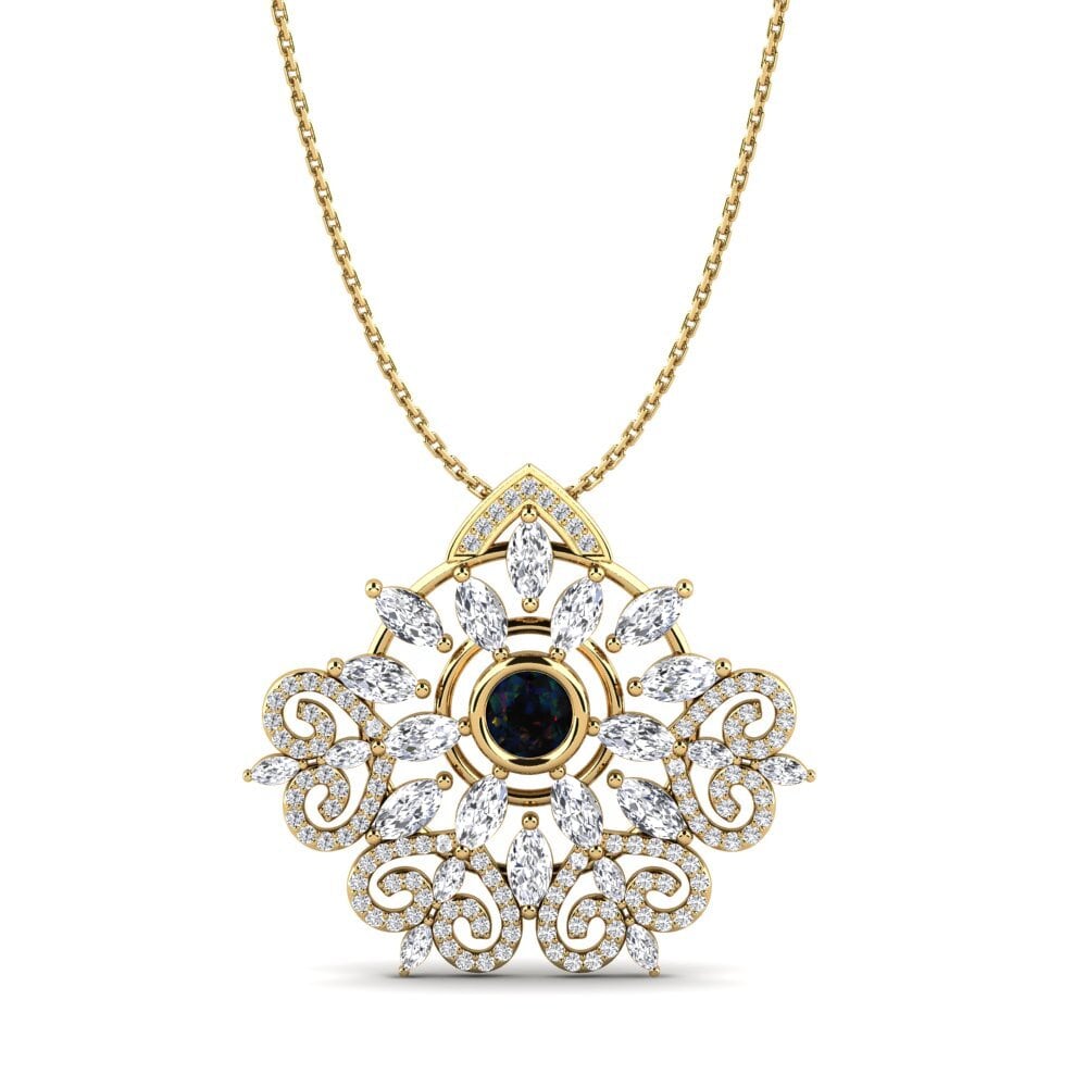 Black Opal Women's Pendant Laminos