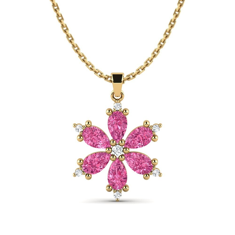 Pear Pink Tourmaline Women's Pendant Langone