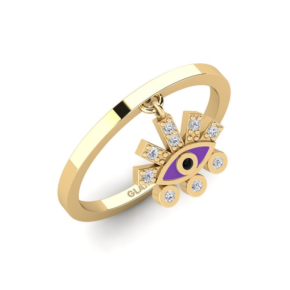 Schwarzer Saphir Ring Laodikya