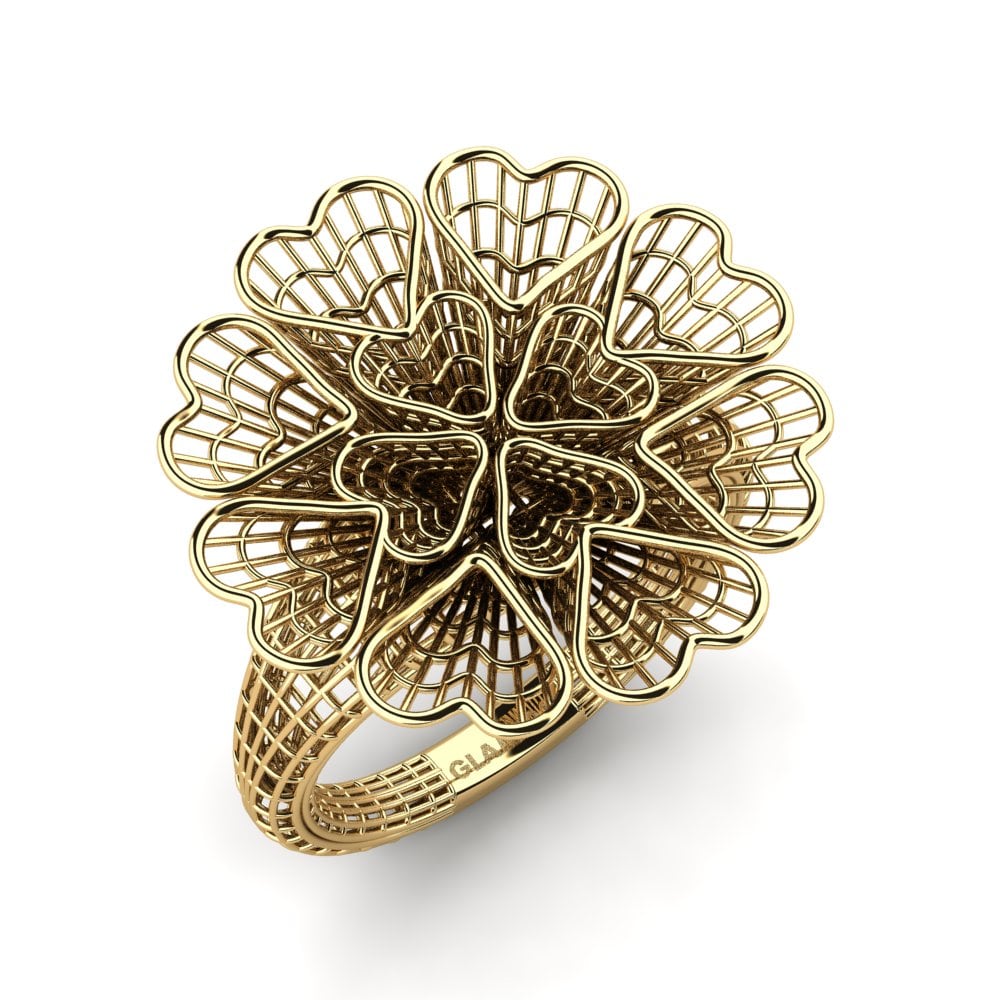 Or Jaune 14k Bague Larae