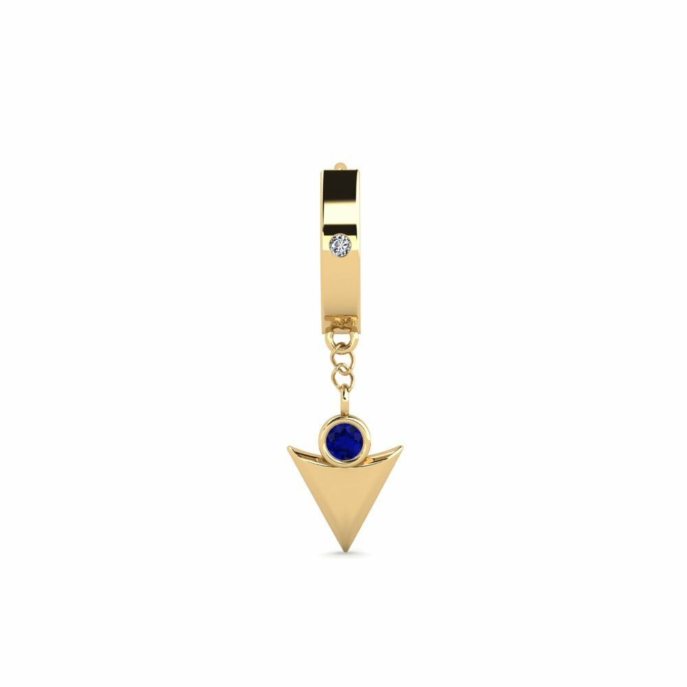 Sapphire Men's Earring Larme