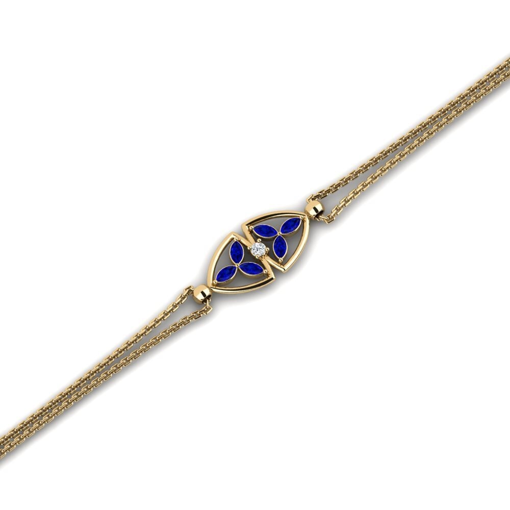 Marquise Sapphire Women's Bracelet Laronear
