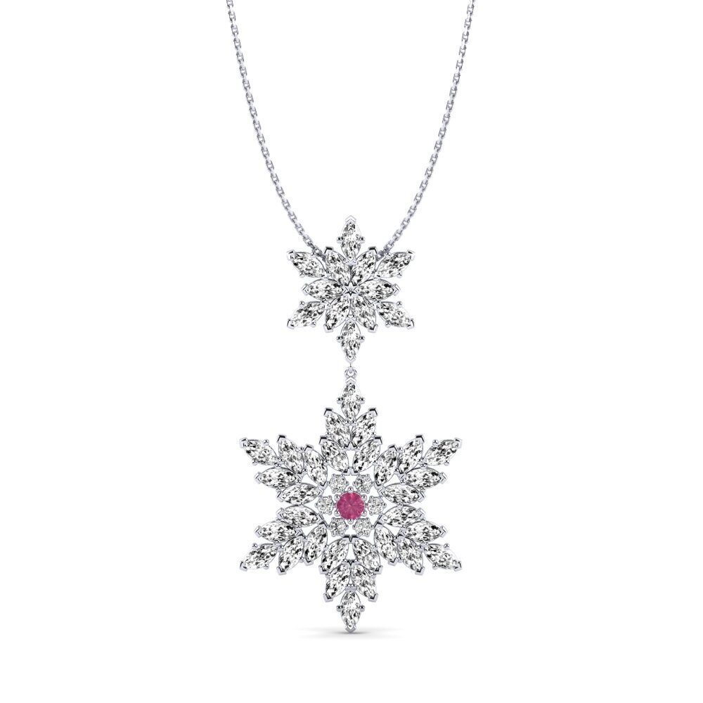 Pink Tourmaline Women's Pendant Larosse