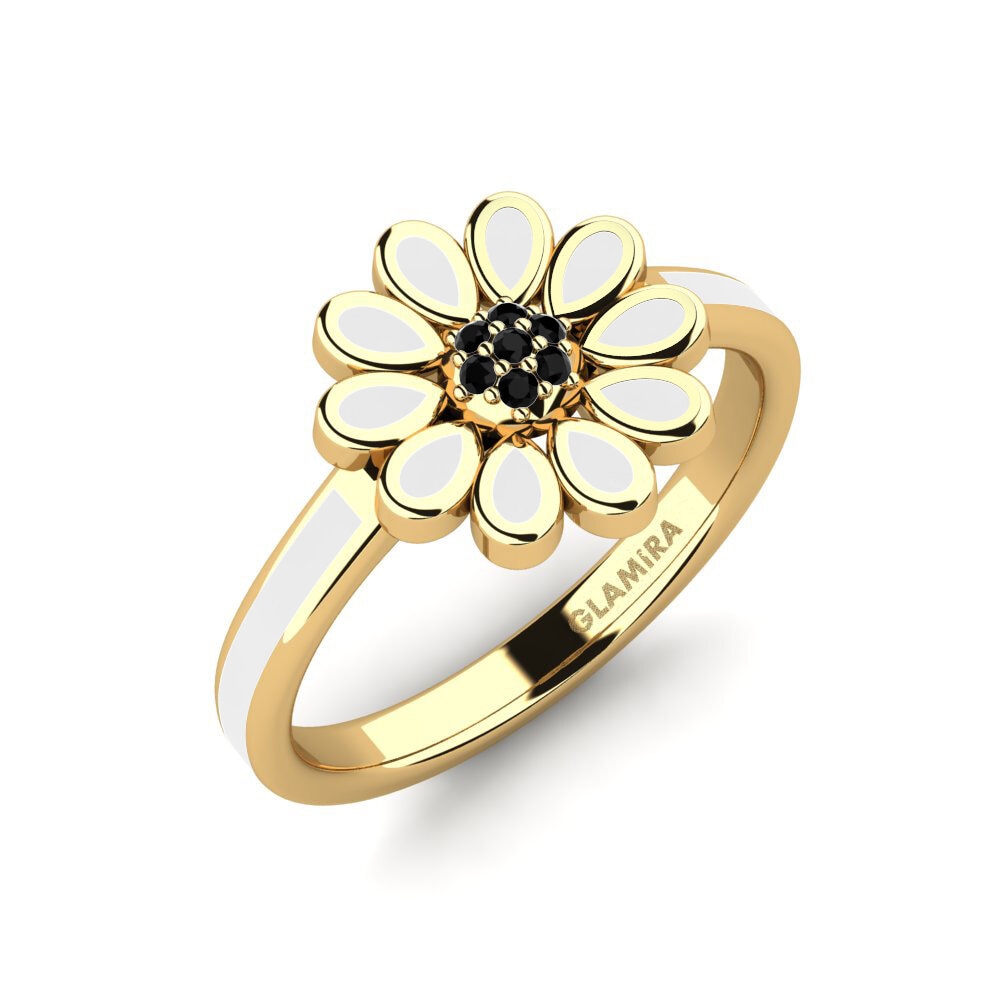 Or Jaune 18k Bague Larry