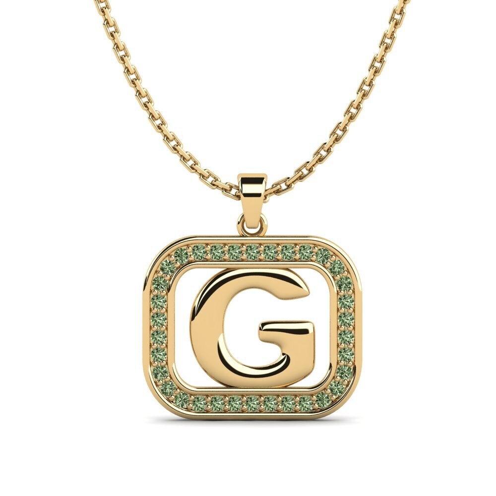 Groene Diamant Dames Hanger Latamsea - G