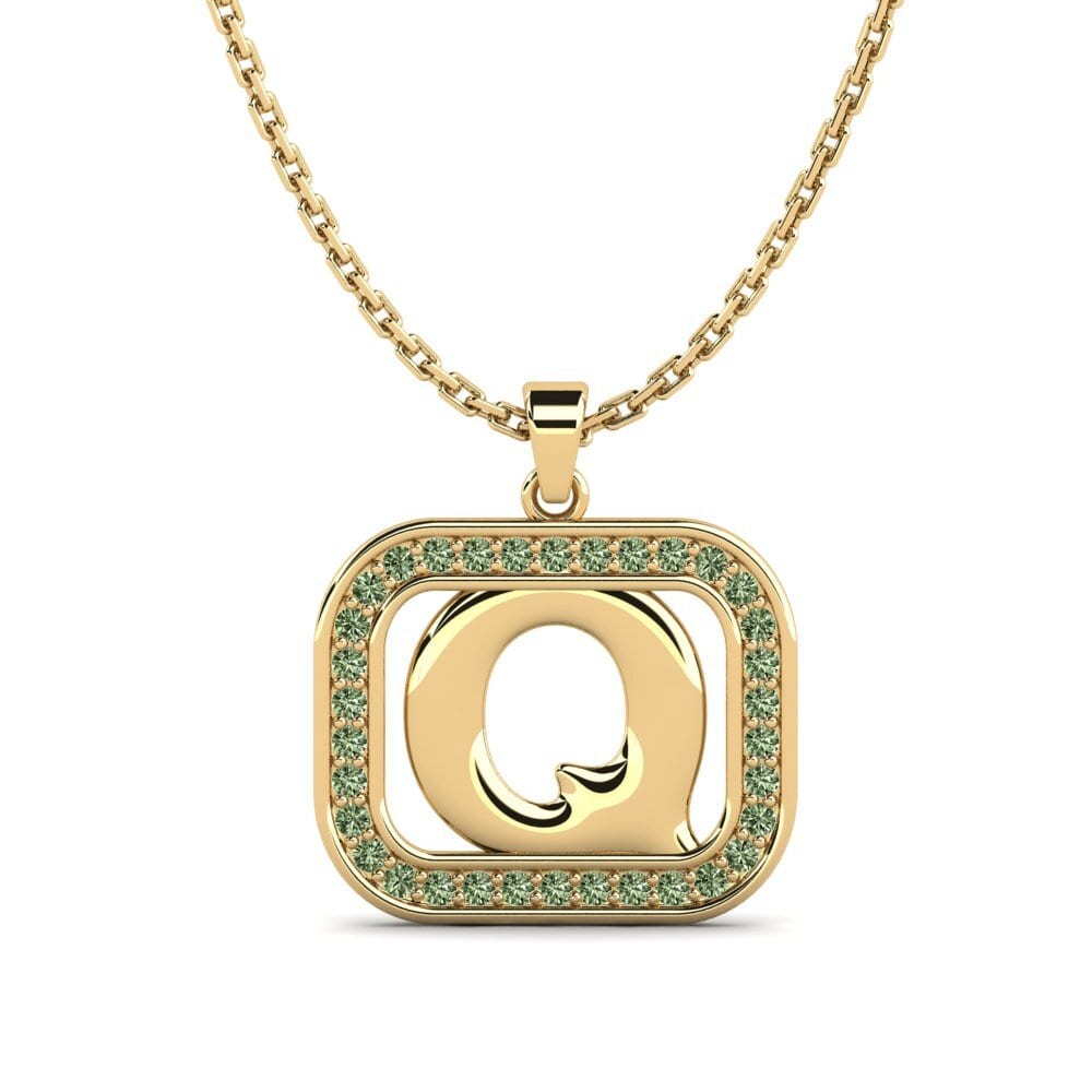 Groene Diamant Dames Hanger Latamsea - Q