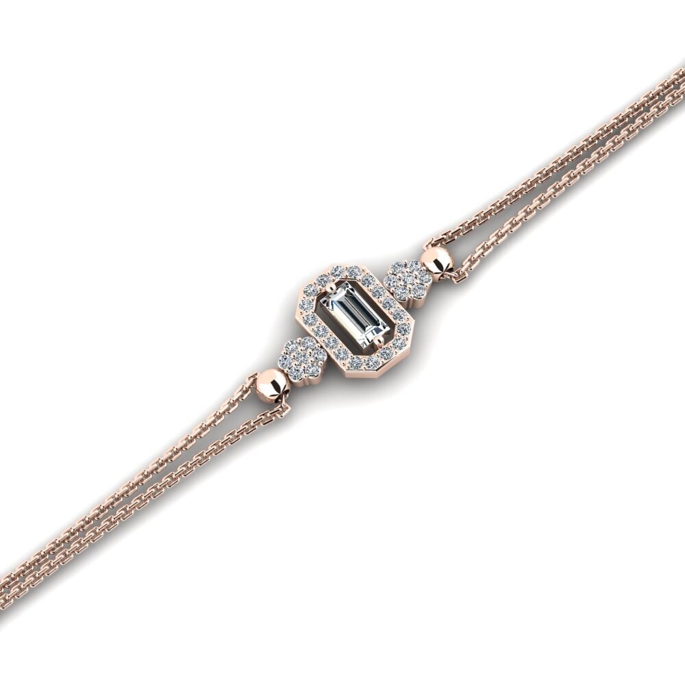 9ct Rose Gold Women's Bracelet Lation