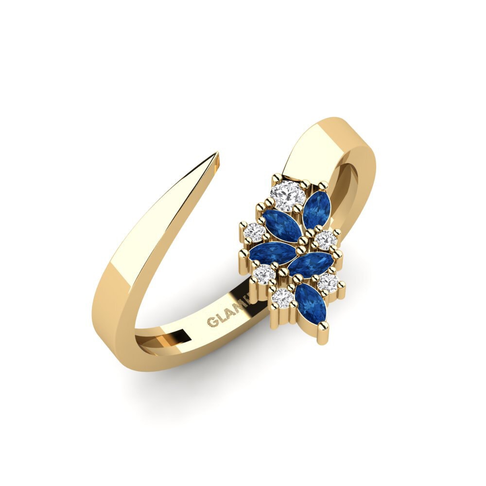 sapphire-zirconia แหวน Laturbies