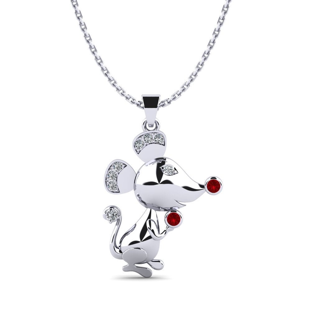 Red Zirconia Women's Pendant Laurenson