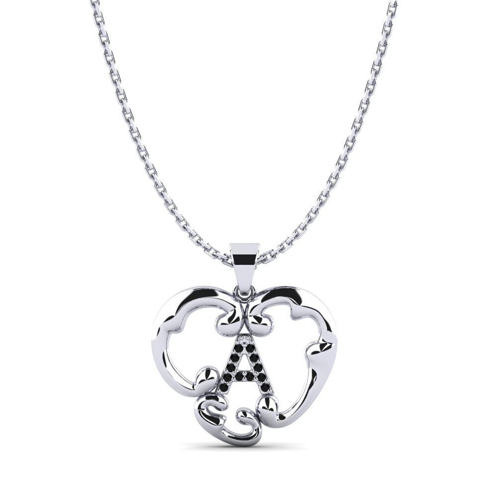 Schwarzer Onyx Damen anhänger Lavenia A