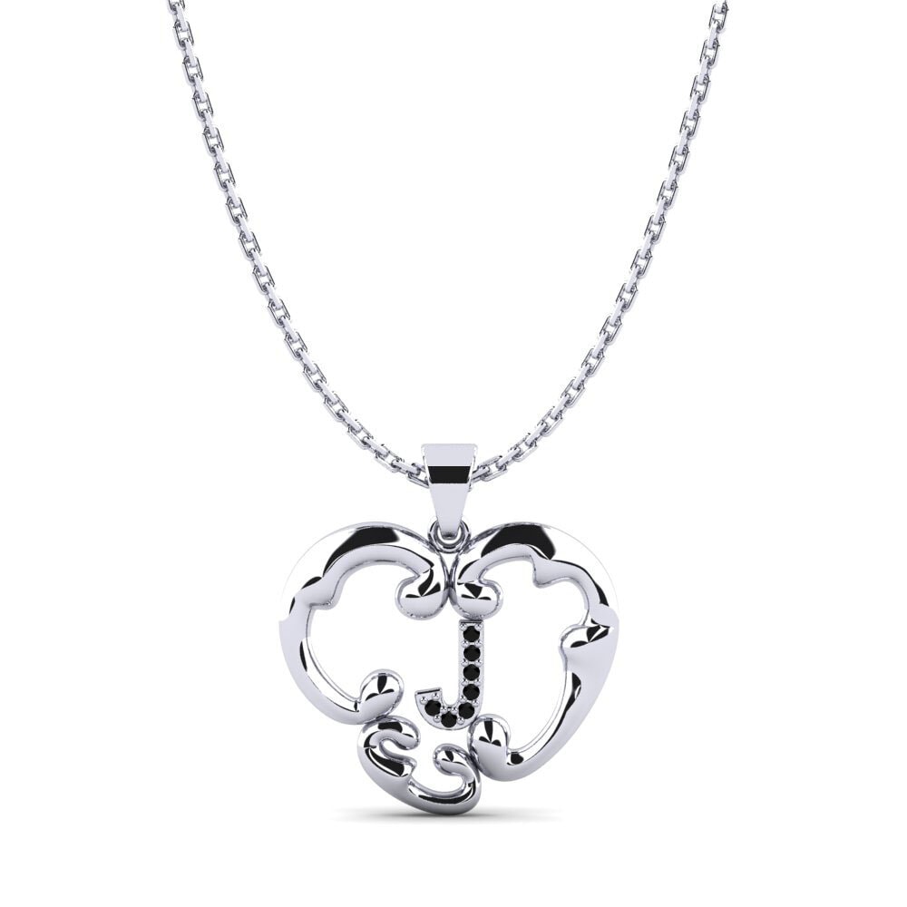 Schwarzer Onyx Damen anhänger Lavenia J