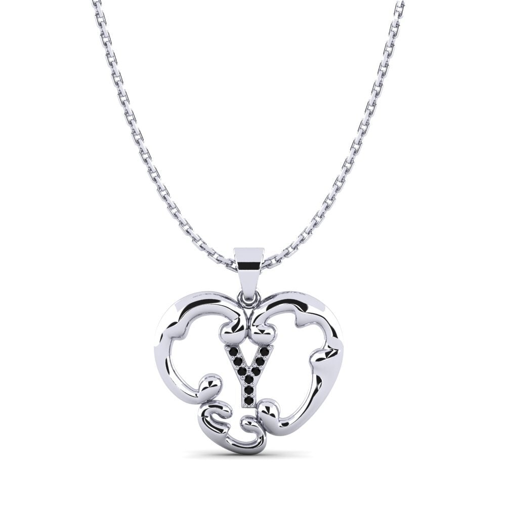 Schwarzer Onyx Damen anhänger Lavenia Y