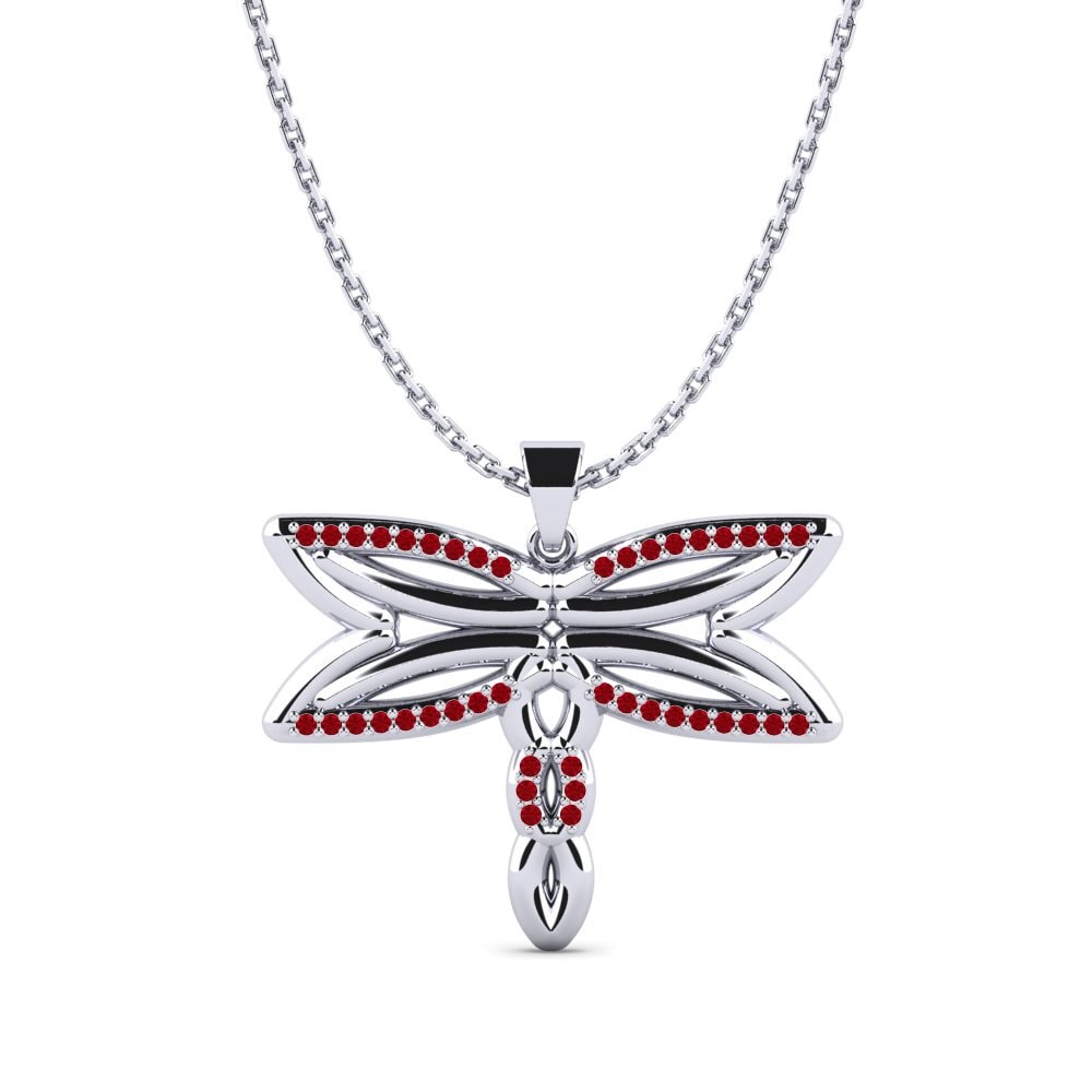 Red Zirconia Women's Pendant Lawny