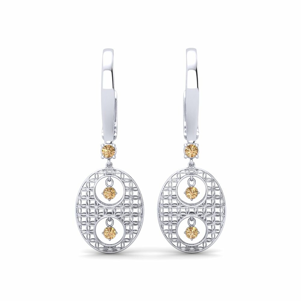 Diamante Marrón Pendiente de mujer Laxisme