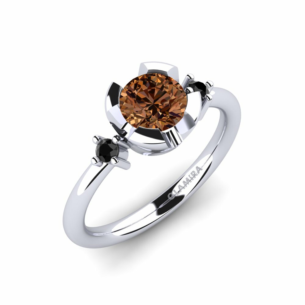 Forlovelsesring Adoray Brun Diamant