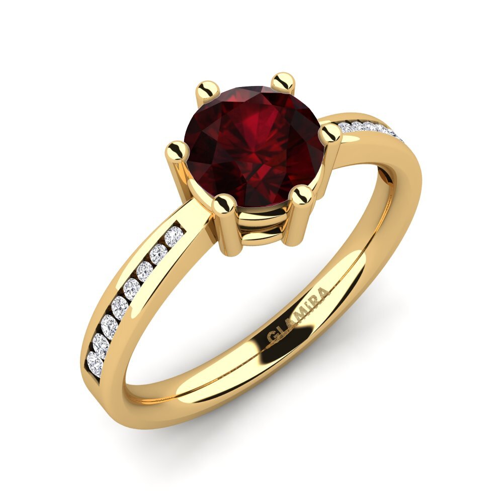 Garnet Engagement Ring Alita 1.0 crt