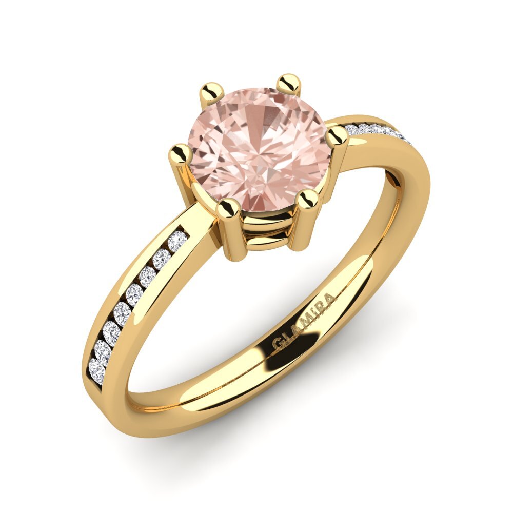 Morganite Engagement Ring Alita 1.0 crt