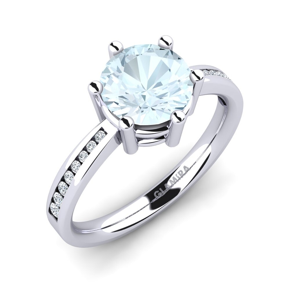 Aquamarine Engagement Ring Alita 1.6 crt
