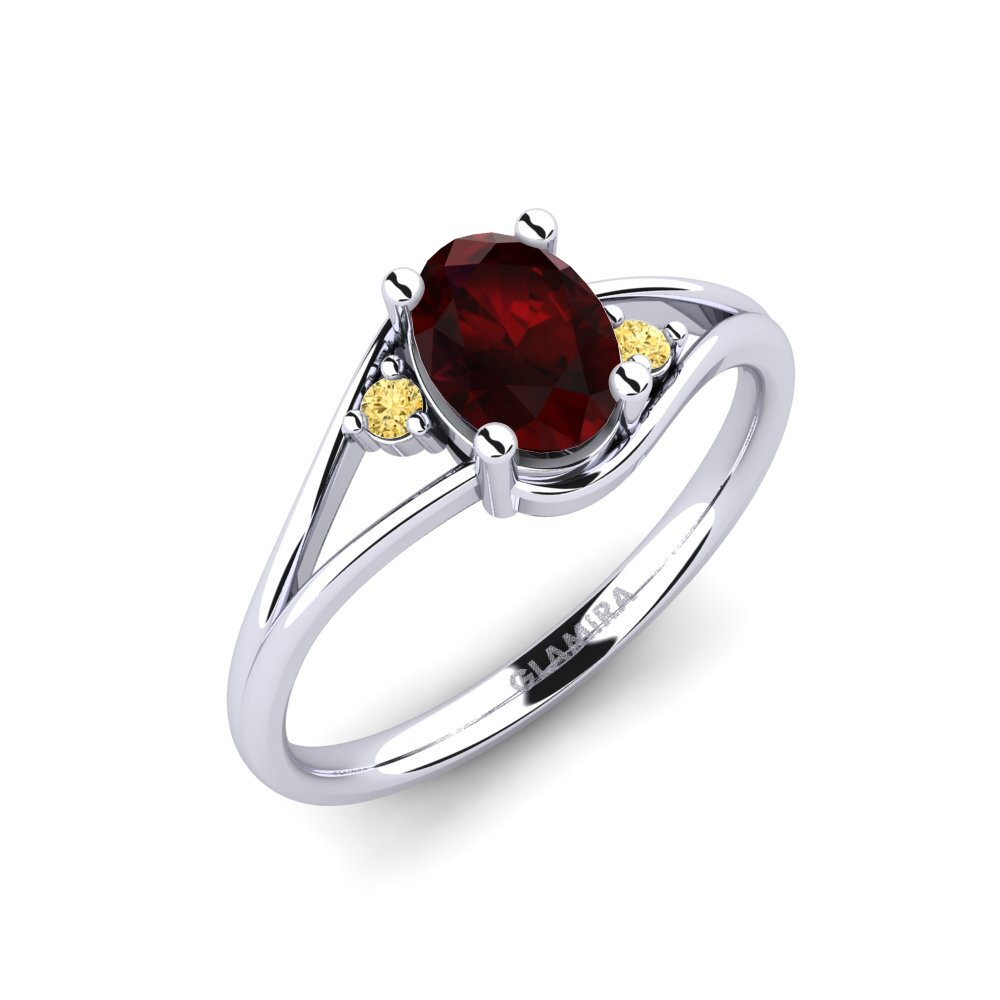 Granate Anillo de compromiso Ariel