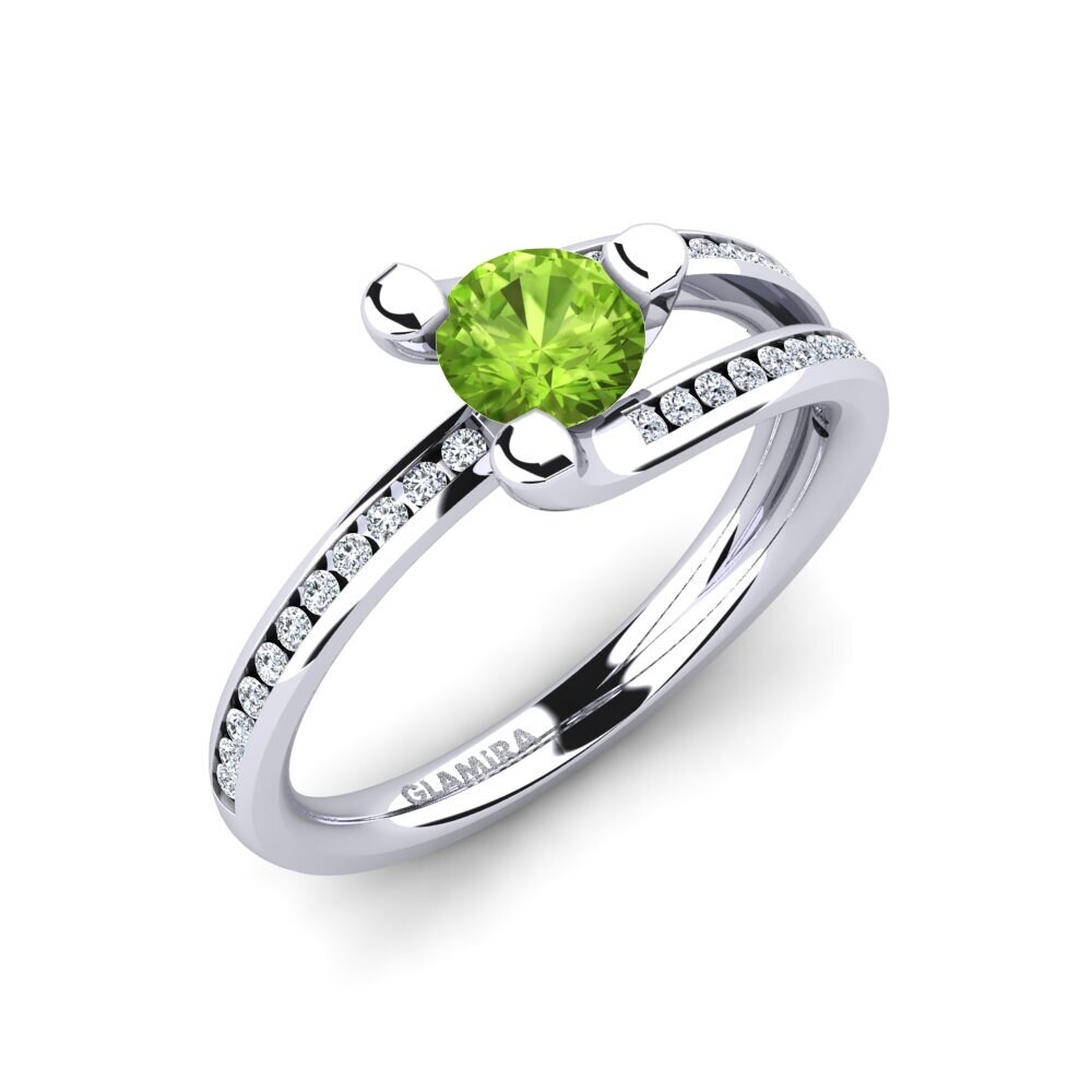 Peridot Engagement Ring Balbina