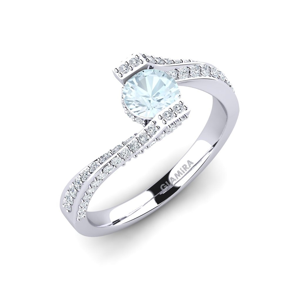 Aquamarine Engagement Ring Brenda