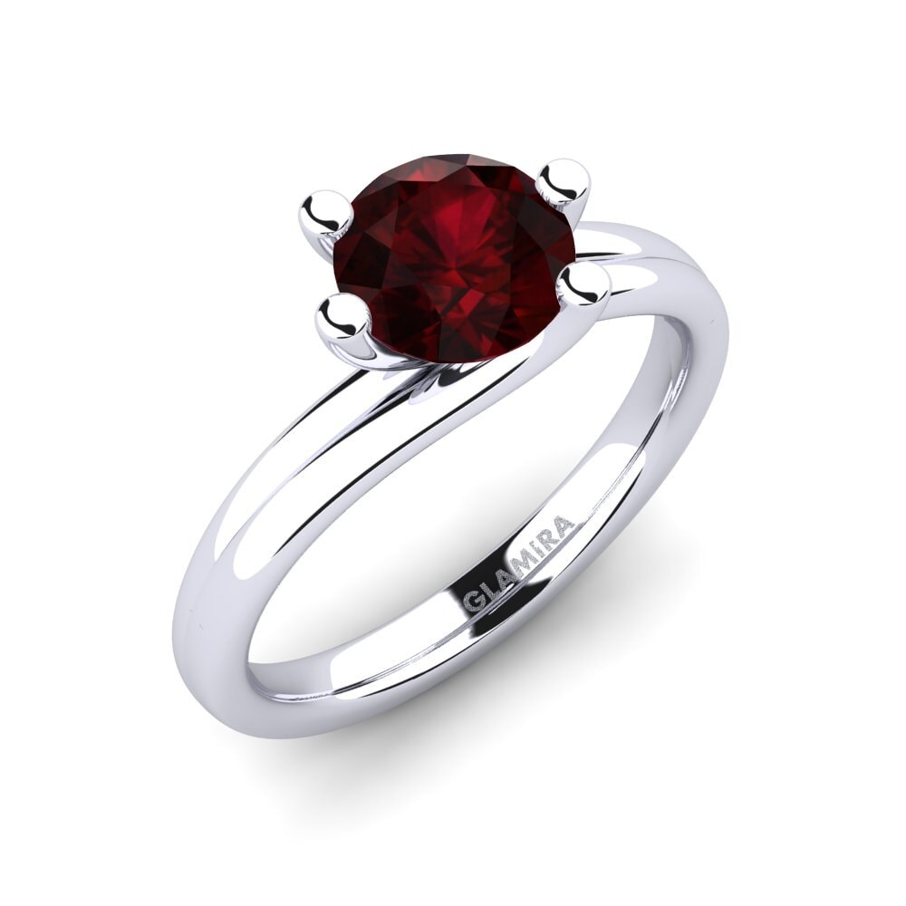 Garnet Engagement Ring Bridal Dream 1.25 crt