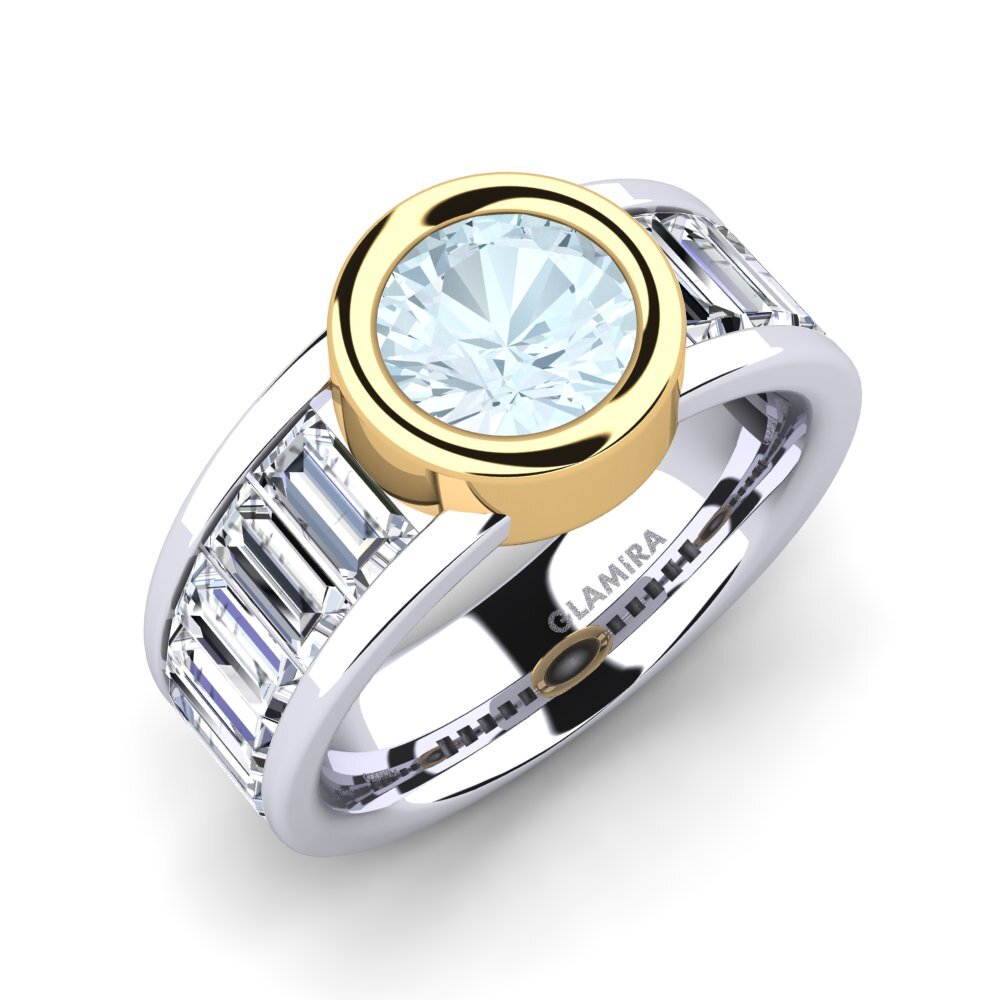 Aquamarine Engagement Ring Colomba