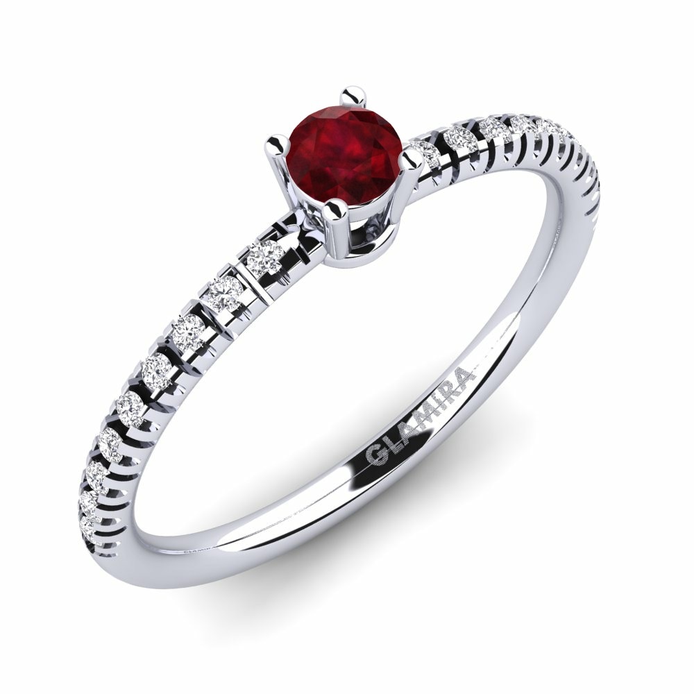 Ruby Engagement Ring Empire